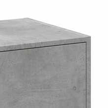 Armoire à pharmacie vidaXL Gris béton 30 x 41 x 144,5 cm Matériau à base de bois - Gris - Voir 8