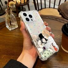 Funda de teléfono SamsungAnime Kimis Ni Todoke compatible con los modelos de  17, 16E, 16, 15, 14, 13, 12, 11 Mini, Pro, Max, Air, X, XR, XSMAX, 8 y 7 Plus, con una cubierta trasera suave y transparente que es a prueba de caídas. - transparente - Ver 1