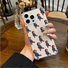 Cartoon  Good Guy Phone Case Compatible With IPhone 17 16e 16 15 14 13 12 11 Pro Max Air X XR XSMAX 8 7 Plus Shockproof Transparent Soft Case - 混合顏色 1 - 查看 3