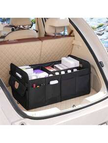 Car Accessories Interior | 1pc Foldable Car Trunk Storage Organizer With Handle, Fits Most Vehicles To Keep Trunks Tidy - Car Accessories For Women - Nhiều màu - Xem 6