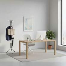 Ecommerc3 MOBLEKIT | Free-Standing And Expandable Clothes Racks In Metal And Wood, Clothing With Adjustable Options, With Wheels Or Shelves, Organizers For Bedroom, Entryway And Home - Gantungan Baju Logam 170x48 cm - View 7
