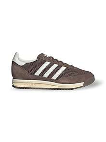 Adidas SL 72 RS Earth Strata 男女通用运动鞋 透气吸汗 轻便 多功能 户外 学校 棕色/白色 JR8774 - 棕色/白色 - 查看 3