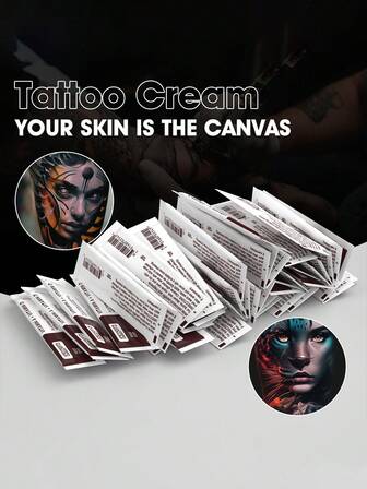 1 paquete de crema de cuidado posterior para tatuajes permanentes, gel de intensidad de color, suministros para tatuajes, kit de tatuaje