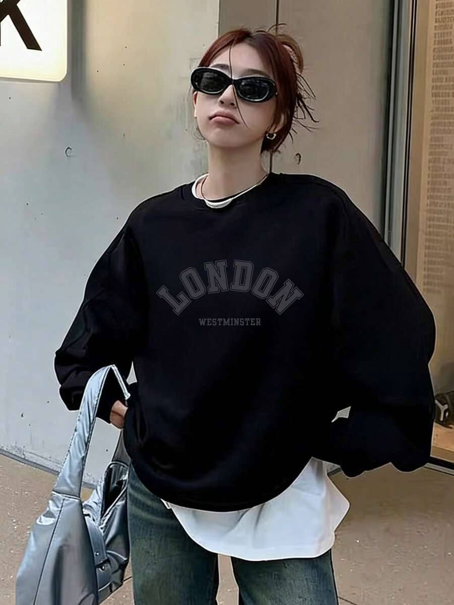 Women Sweatshirts - Black - View 1