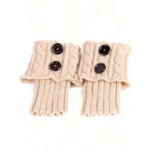 1 Pair Women's Winter Warm Boot Cuffs, Crocheted Knitted Boot Socks Short Leg Warmers, Leg Sleeve Boots Cover Warmer Gifts - Không khuôn - Xem 8