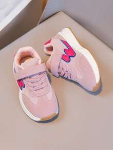 新款女童运动鞋、跑步鞋、休闲鞋、运动鞋、网球鞋、软底幼儿鞋、婴儿鞋 - 粉色 - 查看 3