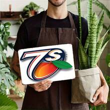 [2D Flat] 1pc 7S Peach Flavor E-Liquid - Premium Vape Juice For Mod Tanks & Vaping Devices, 2, 03oz, 5mg, Vintage Peach Design With Green Leaf, Ideal For Man Cave, Bar, Cafe, Garden, Farmhouse Decor, Vape Juice, Garden Decor, Retro Aesthetic, Artistic Design, Perfect For Room Decor - 混合 - 查看 2