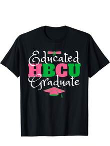 Camiseta negra de cuello redondo de manga corta casual de% algodón para hombres. Camiseta estampada con patrón de  de moda urbana americana. Ropa de fitness deportiva para hombres al aire libre de verano - Negro - Ver 1