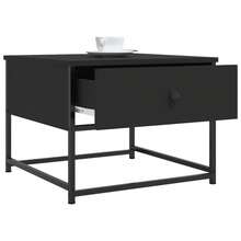 Tavolino da caffè vidaXL nero 51x51x40 cm Materiale a base di legno - nero - Visualizzare 5