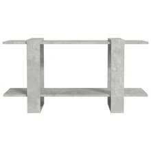 Libreria vidaXL grigio cemento 100x30x51 cm Materiale a base di legno - Grigio - Visualizzare 1