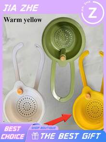 3-In-1 Heavy Duty Plastic Kitchen Sink Organizer Rack With Adjustable Hanging System And Single-Button Drainage, Compact Design Saves Space, Includes Dish Rack, Drainage Basket, And Sponge Holder, Suitable For Kitchen, Bathroom, Sponge Holder - Multicolor - View 8