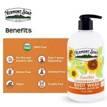 VERMONT SOAP Body Wash, Natural Body Wash With Shea Butter, Mild Gel Body Wash For Moisturizing And Soothing Skin, Fragrance Free Body Wash For Women &Amp; Men (Lavender, 12oz) - Màu B - Xem 4