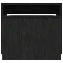 Tavolini impilabili vidaXL effetto rovere nero 100 x 48 x 40 cm Materiale a base di legno - nero - Visualizzare 7