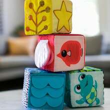 Baby Einstein Bloques Didácticos con Texturas para Bebés - Juguetes de Bloque - Ver 6