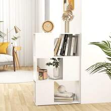 étagère de séparation vidaXL blanche 60 x 24 x 94 cm, matériau à base de bois - Blanc - Voir 3