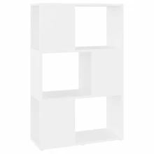 étagère de séparation vidaXL blanche 60 x 24 x 94 cm, matériau à base de bois - Blanc - Voir 4