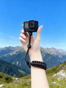 可调节 1/4 英寸螺丝相机腕带尼龙手绳 - 通用兼容 Insta360、尼康/佳能/单反相机、智能手机云台、自拍杆、Sjcam、奥林巴斯等。 - 黑色 - 查看 8