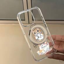 Estuche para teléfono con diseño lindo de Cats Say Compatible con estuches para teléfonos   17  16 Pro Max  15 Pro Max  13 y  12 Hecho de material de TPU, brinda protección contra golpes y caídas Es un gran regalo para familiares, amigos, novios, novias y Halloween - transparente - Ver 6