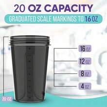 2 Pack 20oz Protein Shaker Bottles With Stainless Steel Whisk Balls Leakproof Lid Odor Resistant Sealing Ring For Gym Fitness Travel Sports Workout Shakes Healthy Drinks Daily Use For Men Women Easy To Clean Durable Plastic Essential Workout Accessories - Black / Transparent - View 5