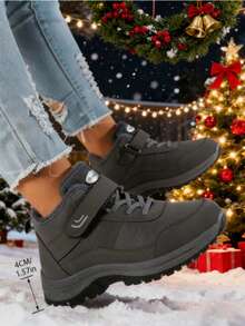 Women's Winter Non-Slip Wear-Resistant Comfortable Snow Sports Shoes - 棕色 - 查看 2