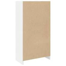 Estante vidaXL Branca 57x28,5x107,5 cm Material à base de madeira - Branco - Ver 6