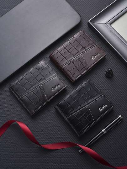 Men's Wallet, Gift For Boyfriend/Father, Large Capacity Coin Purse, Multi-Card Slots, Bill Compartment