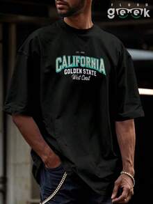 Camiseta  Streetwear Califórnia West Coast Algodão - Preto - Visão 4