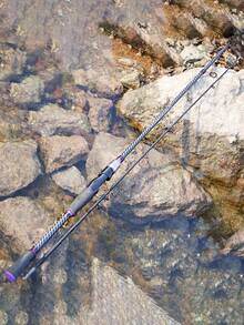 SOUGAYILANG Complete Fishing Combo Set: 5.2:1 Gear Ratio Spinning Reel (1000/2000/3000/4000) + 2 Pieces 6ft Carbon Fiber Rod + Fishing Line & Lures Kit – Lightweight, High Strength, With Foldable Handle And Premium Drag System(Random Fishing Line And Bait Accessories) - Purple - View 10