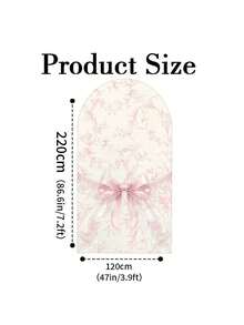 1pc/65pcs 2D Flat Pink Bow Decor Party Arch Backdrop Cover, Party Arch Zipper Closure Arch Support Cover, Decorative Elastic Fabric - Ideal For Holidays, Outdoor Lawn Parties And Events. Party Arch Decor, Event Backdrop Decor, Party Decor, Party Arch, Holiday Decor (Arch Stand Not Included) - Multicolor 01 - View 16