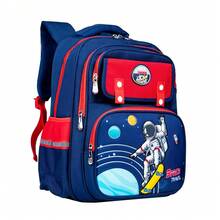 Mochila Grande Menino Escolar Juvenil Espaço Notebook - Azul Marinho - Visão 7