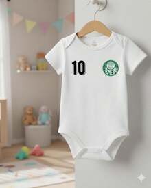 Baby Bodysuit, Children's Clothing, Soccer Teams, Brazilian Clubs, Bodysuit - 棕櫚樹 - 查看 4