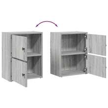 Bibliothèque vidaXL Gris Sonoma 40x24x52 cm Matériau à base de bois - Gris - Voir 9