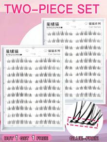 240/120 Cluster Glue-Free Makeup Remover Eyelash Cluster, C 0.07 Natural Makeup Effect, DIY Eyelash Extension, False Eyelashes, Natural Cluster, Cosplay Eyelashes, 10 Rows Wearing, Glue-Free Eyelashes, Natural Lengthening False Eyelash Cluster, Women's Eye Party Nightclub Makeup Beginner Tool, Cat Eye Eyelashes, Self-Adhesive Eyelash Fan, Skin-Friendly Ultra-Light, Halloween Eyelash Makeup, Christmas Eyelashes, Eyelash Cluster, Eyelash Cluster, Individual Eyelashes, Eyelashes, False Eyelashes