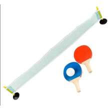 Mini Ping Pong Set Tenis de mesa 2 palas pelota de ping pong y red Juguete cardado individualmente para mayores de 8 años - multi - Ver 2