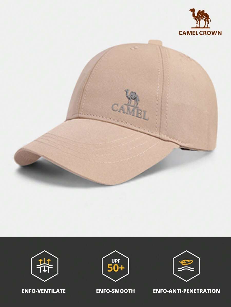 CAMEL CROWN 棒球帽男女夏季太阳帽运动遮阳帽橄榄球网球帽遮脸小棒球帽