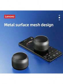 Lenovo K30 Portable HiFi Bluetooth Wireless Speaker, Waterproof USB Outdoor Speaker, Surround Subwoofer, With Microphone - Grey - View 2