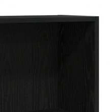 Estantería vidaXL negra de 60 x 24 x 76 cm, fabricada en madera. - Negro - Ver 8