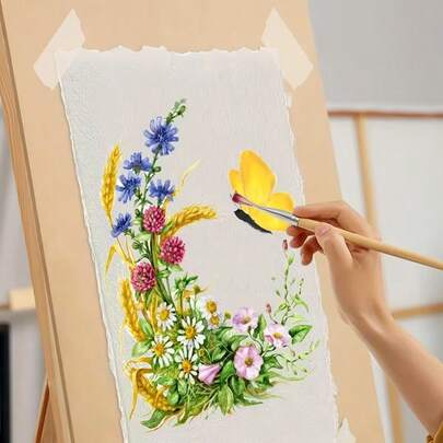 25 hojas/300GSM de papel de acuarela de algodón con textura rugosa, papel de algodón para bocetos de alta calidad, papel para pintura, papel rugoso hecho a mano, | Trapo de algodón | Borde desgarrado adecuado para principiantes, nivel universitario y uso artístico, también adecuado para scrapbooking e invitaciones de boda