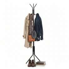 Ecommerc3 MOBLEKIT | Free-Standing And Expandable Clothes Racks In Metal And Wood, Clothing With Adjustable Options, With Wheels Or Shelves, Organizers For Bedroom, Entryway And Home - Gantungan Baju Logam 170x48 cm - View 9
