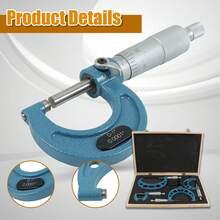 0-4 Micrometer And Accessories 4-Pack For Precision Measurement Works With Carbide Tip - Black - View 6