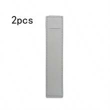 2个可调节笔套，带松紧带，铅笔盒，彩色PU皮革笔套，日记笔套，适用于计划本、笔记本、活页夹和书籍，笔袋 - 彩色 - 查看 9