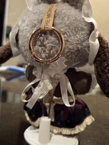 1-5pcs Adjustable White Plastic Doll Stand For Labubu 4-8 Inch Doll Making Supplies, With Secure Base And Height Adjustment Features, Minimalist Display Holder For Collectors Cosplay Enthusiasts And Crafters, Essential For Valentine's Day Gifts Christmas Decorations - Multicolor - View 3