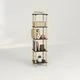 Ecommerc3 MOBLEKIT | 木質、金屬和竹製輔助置物架，無需螺絲即可組裝，多功能家具，不同層數，可用於收納書籍、鞋子和家居裝飾品 - 免費送貨 ✅ 24/48 小時送達西班牙大陸 - 黑色 - 35x35x138 厘米 - 查看 2