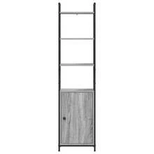 Estantería vidaXL Sonoma gris 40 x 24 x 161 cm, madera compuesta - Gris - Ver 7