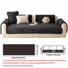1 tấm bọc ghế sofa dày dặn, màu trơn, viền nhung trắng, thân thiện với thú cưng, có thể giặt máy, phù hợp với sofa 1-4 chỗ ngồi - Tấm lót sofa trang trí phòng khách, phòng ngủ, văn phòng và nhà cửa - Nhiều màu - Xem 32
