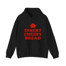 T-Shirt Featuring Red "INSERT CHEESY BREAD" Lettering And Red Arrow Design - trắng - Xem 4