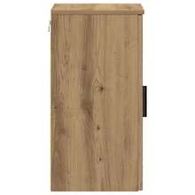 Meuble de salle de bain mural vidaXL en chêne artisanal 30 x 31,5 x 61 cm - Tabac - Voir 7