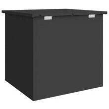 Coffre de rangement extérieur vidaXL avec mémoire, noir, 55 x 50,5 x 50 cm, acier - Noir - Voir 8