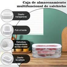 ml Caja de Almacenamiento de Carne Caja para Carne con Tapa Capacidad 2000ML Caja para Embutidos Caja Transparente para Carne con Tapa Cajas de Almacenamiento de Alimentos con Tapa para Delicatessen y Almuerzo10101 - como en la foto - Ver 4