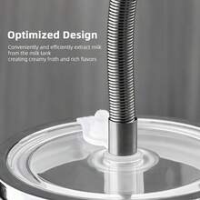 Milk Pipe Milk Tube Compatible With Jura Coffee Machine Maker Connect Milk Container Cooler Coffee Milk Casing Hose With Adapter - Silver - View 6